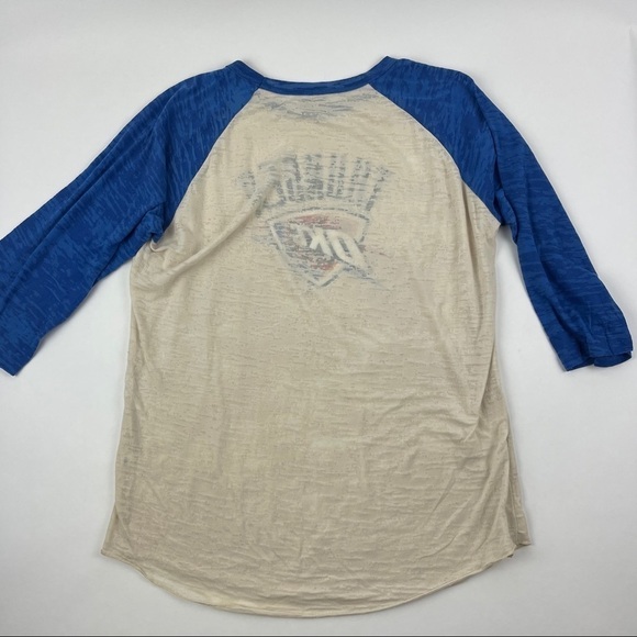 Majestic Threads Womens Tshirt Thunder Blue XL - Picture 6 of 6